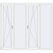 REHAU Euro 70 2000x1800 мм REHAU Euro 70 2000x1800 мм