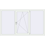 REHAU Brillant-Design 2050x1200 мм Білий (RAL 9016) з двох сторін