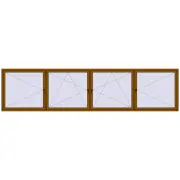 REHAU Euro 70 5000x1200 мм GOLDEN OAK з двох сторін REHAU Euro 70 5000x1200 мм GOLDEN OAK з двох сторін