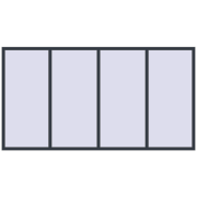 REHAU Euro 70 3000x1600 мм ANTHRACITE_GREY_STRUKTURAL з двох сторін