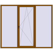 REHAU SYNEGO MD 2400x2000 мм GOLDEN OAK з двох сторін REHAU SYNEGO MD 2400x2000 мм GOLDEN OAK з двох сторін
