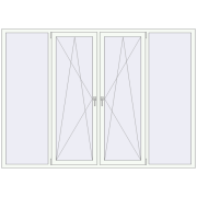 REHAU Brillant-Design 2500x1800 мм Білий (RAL 9016) з двох сторін REHAU Brillant-Design 2500x1800 мм Білий (RAL 9016) з двох сторін