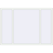 REHAU SYNEGO MD 2100x1480 мм Білий (RAL 9016) з двох сторін