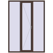 Altest Pony 375 1550x2200 мм RAL 8017 Chocolate brown з двох сторін