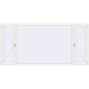 REHAU Brillant-Design 3120x1460 мм Білий (RAL 9016) з двох сторін