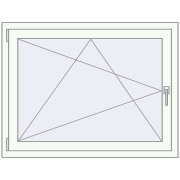 REHAU Euro 70 1100x900 мм Білий (RAL 9016) з двох сторін REHAU Euro 70 1100x900 мм Білий (RAL 9016) з двох сторін
