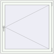 REHAU Brillant-Design 1200x1200 мм Білий (RAL 9016) з двох сторін REHAU Brillant-Design 1200x1200 мм Білий (RAL 9016) з двох сторін
