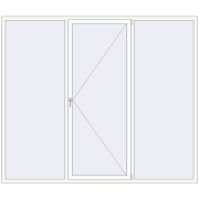 REHAU SYNEGO MD 2700x2300 мм Білий (RAL 9016) з двох сторін