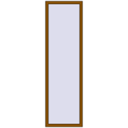 REHAU SYNEGO MD 700x2200 мм GOLDEN OAK з двох сторін
