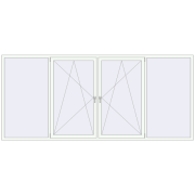 REHAU Euro 70 3600x1600 мм