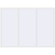 REHAU Brillant-Design 3350x2450 мм Білий (RAL 9016) з двох сторін REHAU Brillant-Design 3350x2450 мм Білий (RAL 9016) з двох сторін