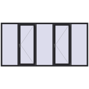 REHAU Brillant-Design 3000x1500 мм BLACK_ULTI-MATT з двох сторін REHAU Brillant-Design 3000x1500 мм BLACK_ULTI-MATT з двох сторін