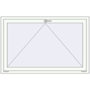 REHAU Euro 60 1400x900 мм Білий (RAL 9016) з двох сторін