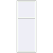 REHAU Euro 70 770x2050 мм Білий (RAL 9016) з двох сторін