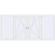 REHAU Euro 60 3100x1450 мм REHAU Euro 60 3100x1450 мм