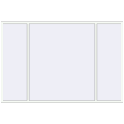 REHAU Euro 60 2950x1950 мм Білий (RAL 9016) з двох сторін