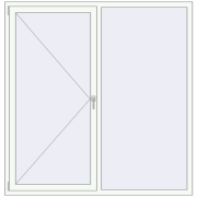 REHAU Euro 70 1750x1800 мм