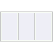 REHAU Euro 60 2000x1150 мм Білий (RAL 9016) з двох сторін REHAU Euro 60 2000x1150 мм Білий (RAL 9016) з двох сторін