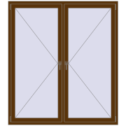 REHAU SYNEGO MD 1600x1800 мм WALNUT з двох сторін REHAU SYNEGO MD 1600x1800 мм WALNUT з двох сторін