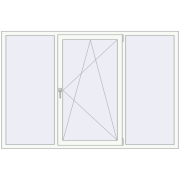 REHAU Euro 70 2100x1400 мм Білий (RAL 9016) з двох сторін