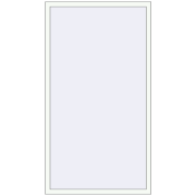 REHAU SYNEGO MD 1060x1960 мм Білий (RAL 9016) з двох сторін