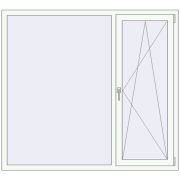 REHAU Euro 60 1650x1500 мм