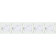 REHAU Brillant-Design 2500x500 мм Білий (RAL 9016) з двох сторін