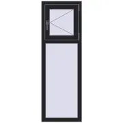 REHAU Euro 70 500x1500 мм BLACK_ULTI-MATT з двох сторін