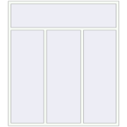 REHAU SYNEGO MD 2000x2250 мм Білий (RAL 9016) з двох сторін REHAU SYNEGO MD 2000x2250 мм Білий (RAL 9016) з двох сторін