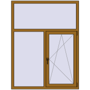 REHAU SYNEGO MD 1300x1700 мм LIGHT_OAK з двох сторін REHAU SYNEGO MD 1300x1700 мм LIGHT_OAK з двох сторін