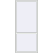 REHAU Euro 60 1030x2410 мм Білий (RAL 9016) з двох сторін