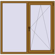 REHAU Euro 70 1460x1430 мм