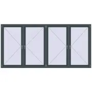 Altest Pony 375 3000x1450 мм RAL 7026 Granite grey з двох сторін Altest Pony 375 3000x1450 мм RAL 7026 Granite grey з двох сторін