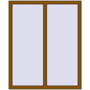 REHAU Euro 60 1100x1340 мм GOLDEN OAK з двох сторін