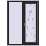 REHAU Euro 60 1005x1450 мм