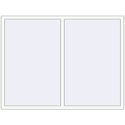 REHAU Euro 60 1830x1350 мм Білий (RAL 9016) з двох сторін