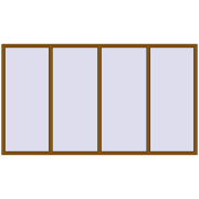 REHAU Euro 60 2950x1670 мм GOLDEN OAK з двох сторін REHAU Euro 60 2950x1670 мм GOLDEN OAK з двох сторін