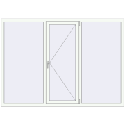 REHAU Brillant-Design 2100x1500 мм Білий (RAL 9016) з двох сторін