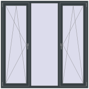 Вікна 1800x1800 мм Altest Pony 375