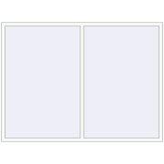 REHAU Euro 60 2300x1700 мм Білий (RAL 9016) з двох сторін REHAU Euro 60 2300x1700 мм Білий (RAL 9016) з двох сторін