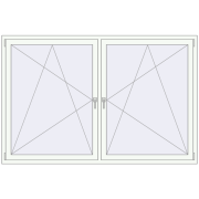 REHAU Euro 70 2100x1400 мм Білий (RAL 9016) з двох сторін