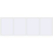 REHAU Brillant-Design 4000x1400 мм Білий (RAL 9016) з двох сторін