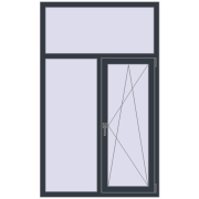REHAU Euro 70 1100x1800 мм
