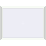 REHAU Euro 60 2000x1500 мм Білий (RAL 9016) з двох сторін
