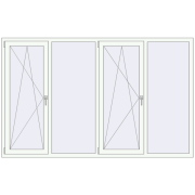 REHAU Euro 70 2400x1500 мм