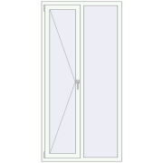REHAU Euro 60 1000x2000 мм