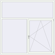 Вікна 2000x2000 мм REHAU Euro 70