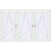 REHAU Euro 70 2140x1360 мм REHAU Euro 70 2140x1360 мм