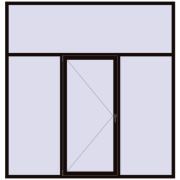 Вікна 2500x2600 мм REHAU Brillant-Design