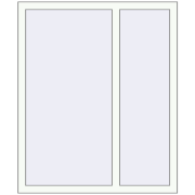 Вікна 1050x1260 мм REHAU Brillant-Design Білий (RAL 9016) з двох сторін